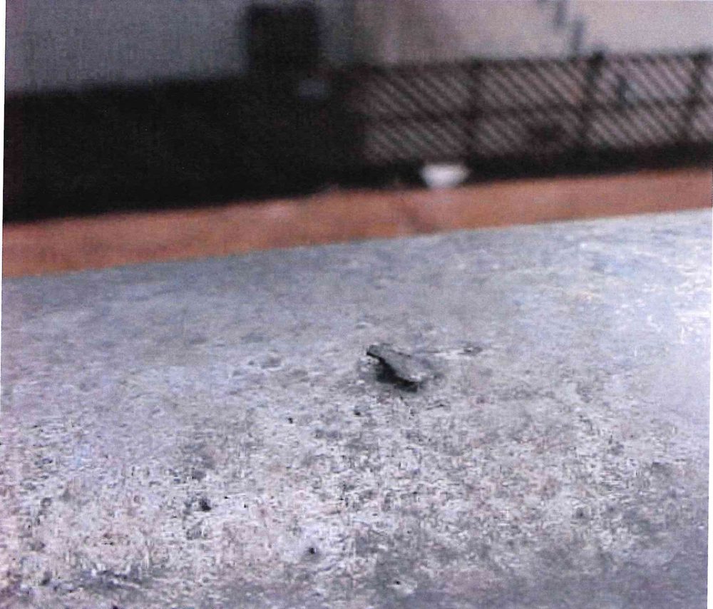 Steel Defect - example of acceptable galvanized finish