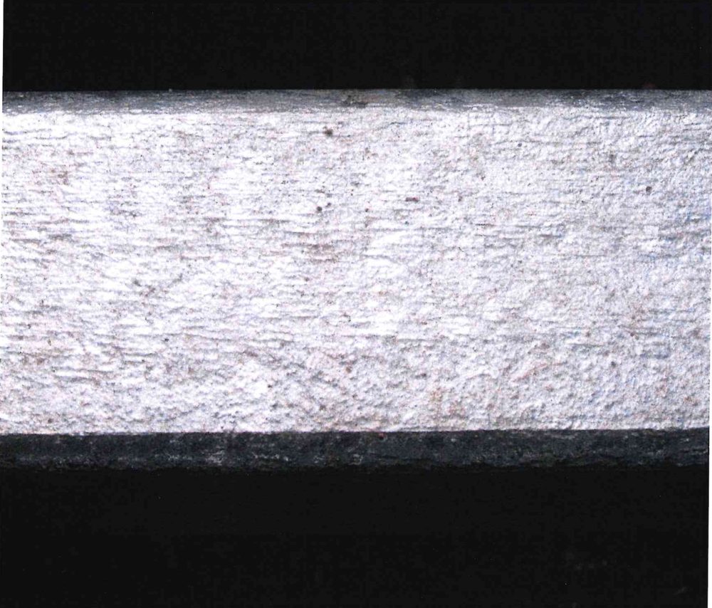 Tree Bark - example of acceptable galvanized finish