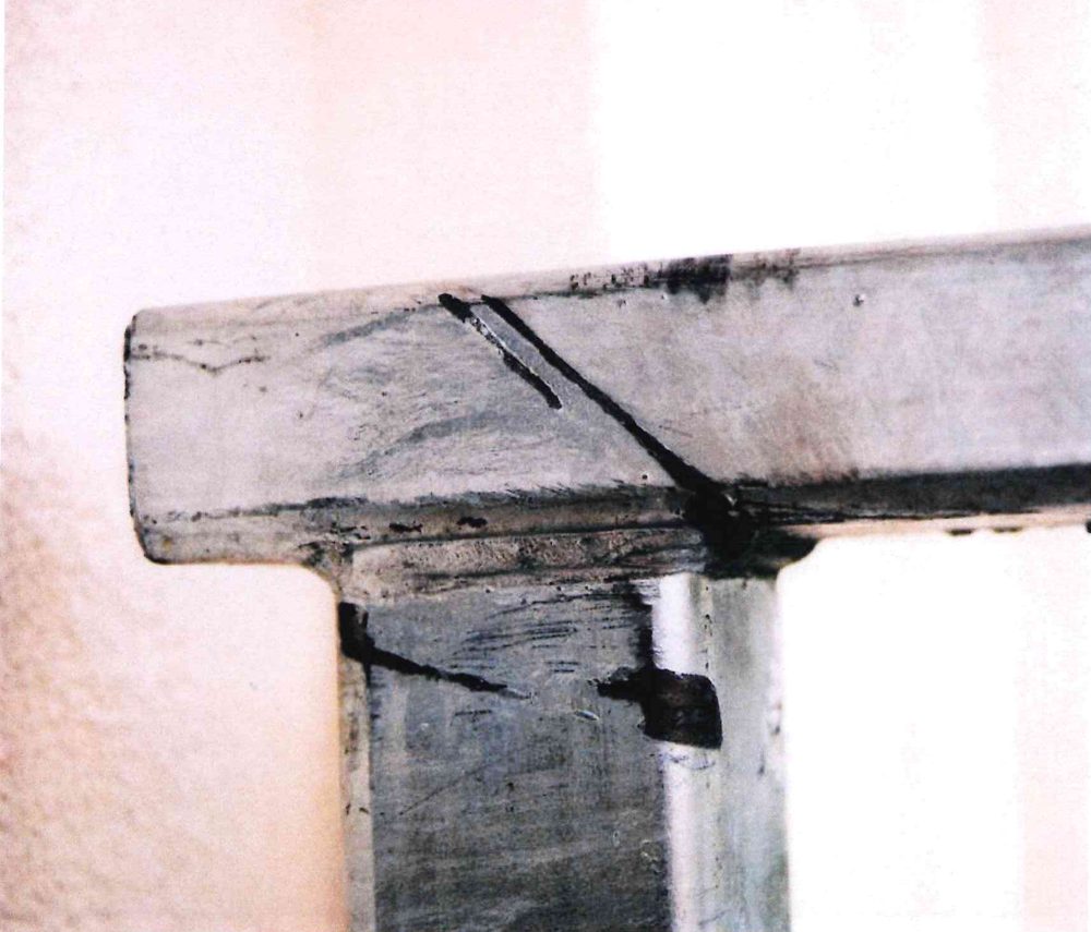 Wire Marks - example of unacceptable galvanized finish