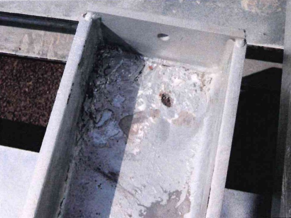 Zinc Build-up - example of acceptable galvanized finish